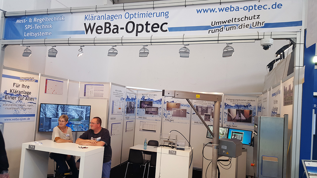WEBA-OPTEC: IFAT - 14. - 18. Mai 2018 - Messe München - Hallo C1, Stand 114 (Bild 03)